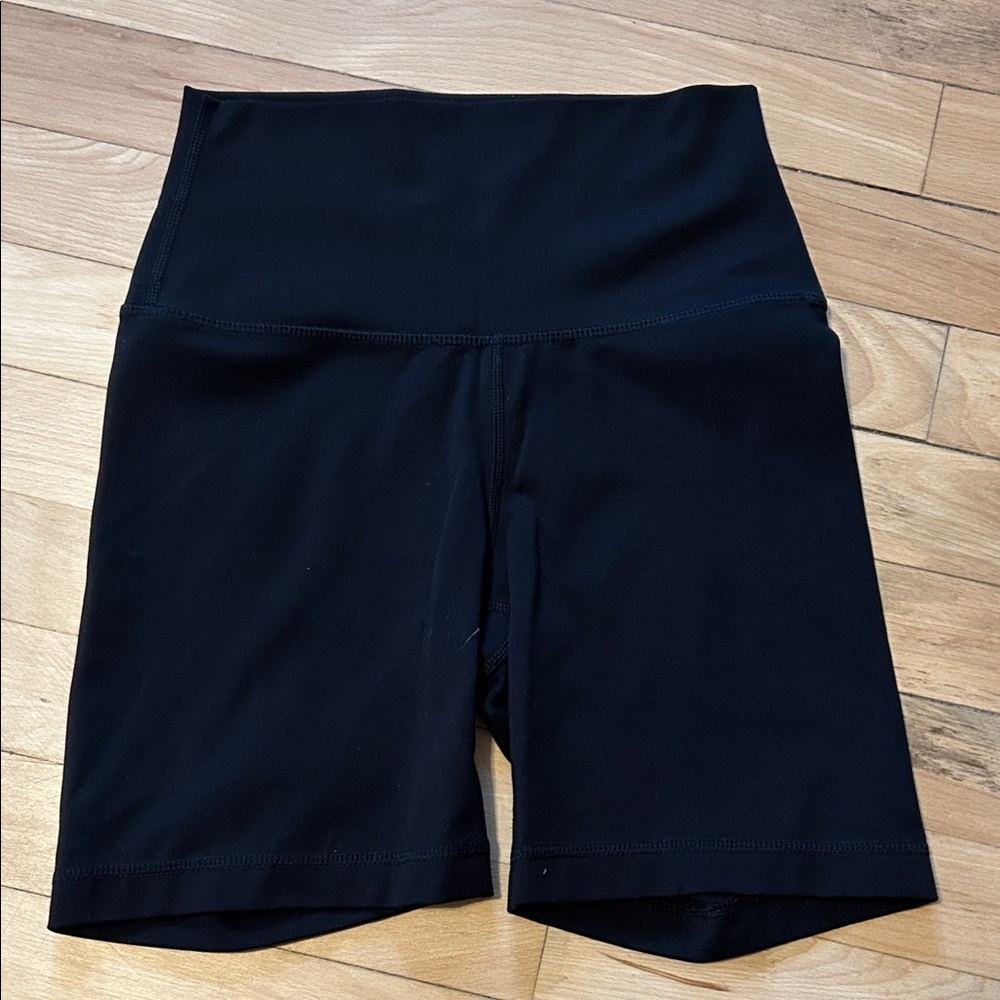 Yogalicious Women's High-Waisted Black Bike Shorts